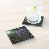 グリッター彗星 ガラスコースター (アングル)