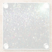 グリッター彗星 ガラスコースター (裏面)