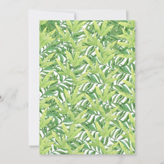 グリッター恐竜の誕生日招待状と写真 招待状 (裏面)