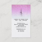 *~*グリッター愛撫ムーンフェイズ – 手の天 名刺 (裏面)