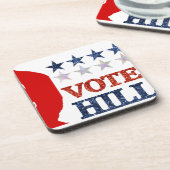 グリッター投票ヒラリー コースター (左側)