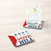 グリッター投票ヒラリー コースター (右側)