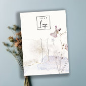 グリッター押し花ヘアピンロゴ表示 名刺