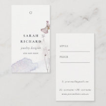 グリッター押し花ミニマルシンプルラベル