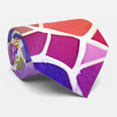 グリッター抽象芸術幾何八角形 ネクタイ (ロール)