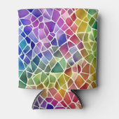 グリッター抽象芸術幾何八角形 缶クーラー (正面)