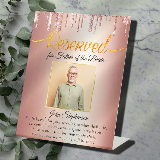 グリッター救が座席の写真結婚の記念 台座サイン