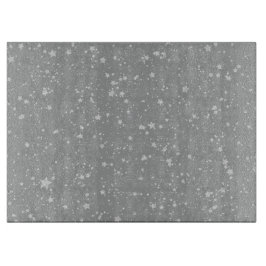 グリッター星4 -シルバー カッティングボード