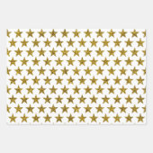 グリッター星 ラッピングペーパーシート (正面2)