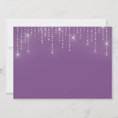 グリッター柄のブランク招待状 招待状 (裏面)