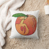 グリッター桃 クッション (ブランケット)