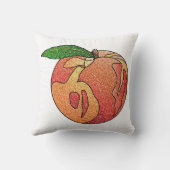 グリッター桃 クッション (裏面)