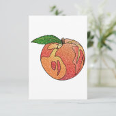 グリッター桃 サンキューカード (スタンド正面)