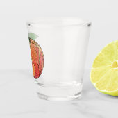 グリッター桃 ショットグラス (右)