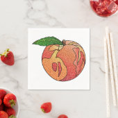 グリッター桃 スタンダードカクテルナプキン (インサイチュ)