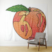 グリッター桃 タペストリー (インサイチュ(横))