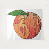 グリッター桃 タペストリー (正面(横))