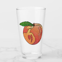 グリッター桃 タンブラーグラス