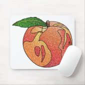 グリッター桃 マウスパッド (マウス)