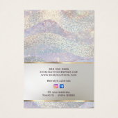 グリッター水彩ジュエリー表示カード (裏面)