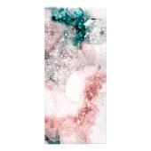 グリッター水彩バラ金ゴールド箔価格表 ラックカード (裏面)