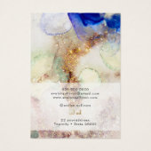 グリッター水彩フェイクネックレス表示カード (裏面)