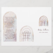 グリッター水彩レインボーパンフレット (正面)