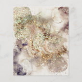 グリッター水彩及びホイルフライヤー チラシ (裏面)