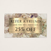 グリッター水彩及びホイル紹介カード (正面)