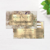 グリッター水彩及び箔アポイントメントカード (デスク)