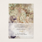 グリッター水彩及び箔ジュエリー表示カード (裏面)