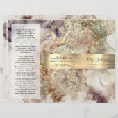 グリッター水彩及び箔パンフレット (正面/裏面)