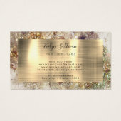 グリッター水彩及び箔ロイヤリティカード (裏面)