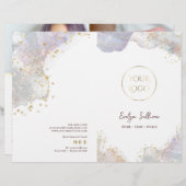 グリッター水彩図形サービスメニューカタログ (正面/裏面)