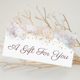 グリッター水彩形状贈与証