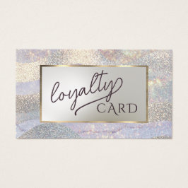 グリッター水彩波ロイヤリティカード