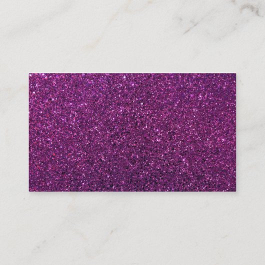 グリッター水彩漫画メイド清掃サービス 名刺 (裏面)