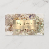 グリッター水彩箔ビジネスカード 名刺 (正面)