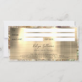 グリッター水彩箔フェイクギフト券 (裏面)