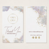 グリッター水色形状パッケージの挿入 (正面&裏面)