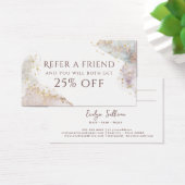 グリッター水色形状紹介カード (デスク)