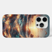 グリッター波iPhoneケース Case-Mate iPhoneケース (裏面 (横))