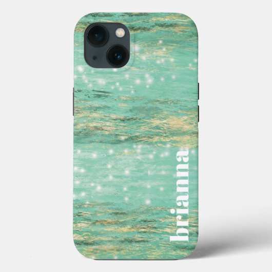 グリッター海ケースメイトiPhoneケース Case-Mate iPhoneケース (裏面)