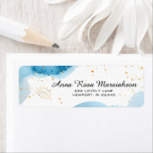 *~*グリッター海航海の金ゴールドビーチシーシェル ラベル (インサイチュ)