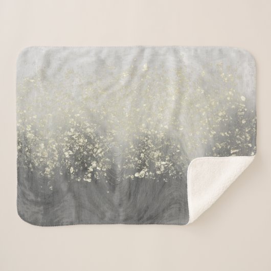 グリッター渦 シェルパブランケット (正面(横))