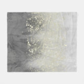 グリッター渦 フリースブランケット (正面(横))