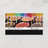 グリッター滴 |化粧パレット 名刺 (正面)