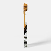 グリッター熱帯フローラ iPhoneケース (左側面)