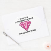 グリッター爆弾の選択オーバルシール 楕円形シール (封筒)