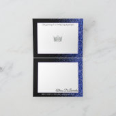 グリッター王室のグリッツページェントサンキューカード サンキューカード (内部)